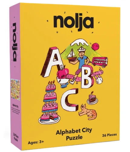 Nolja Alphabet City 36pc Jigsaw Puzzle